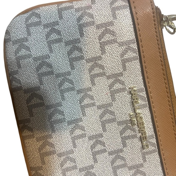 Karl Lagerfeld Wristlet Beige and tan - Picture 9 of 12